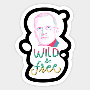 Wild and Free Sticker